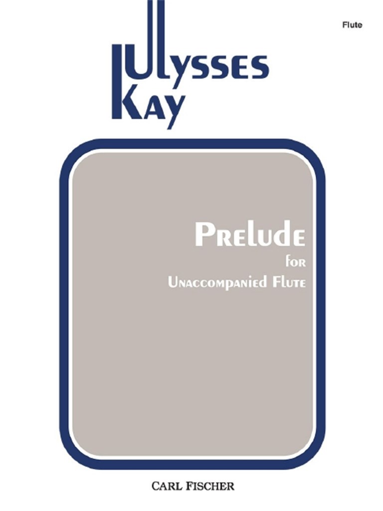 Prelude for Unaccompanied Flute